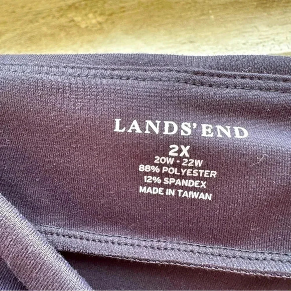 Lands' End plus size black Leggings in good condition Size 2X - Picture 3 of 6